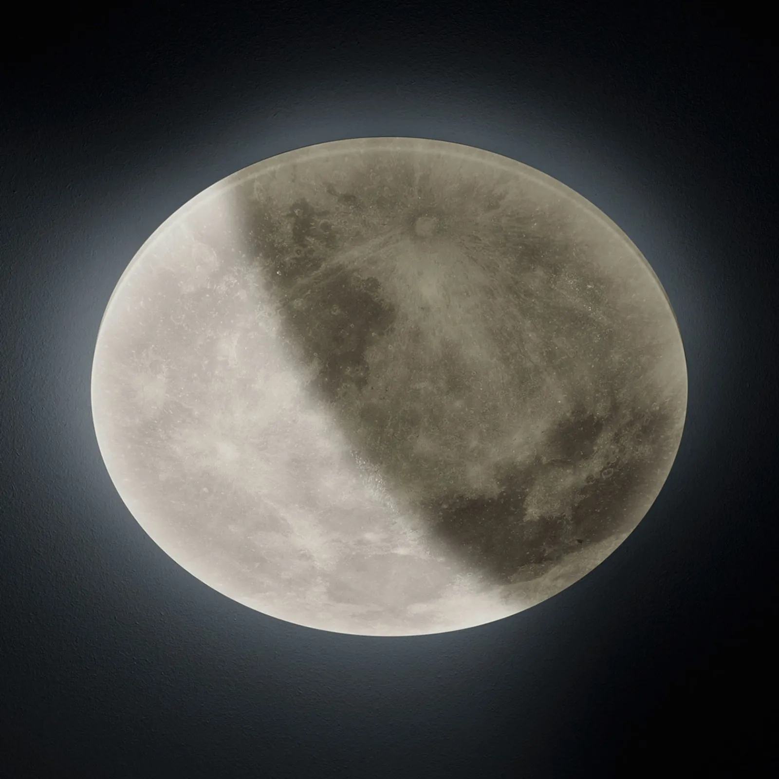 Plafoniera LED Lunar con telecomando, 40 cm